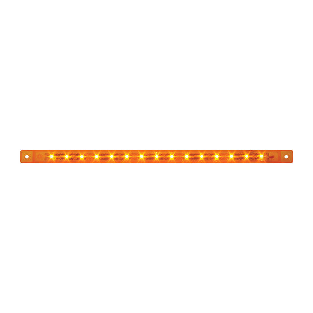 76310 Ultra Thin LED Light Bar 12" L Amber/Amber Chocolate