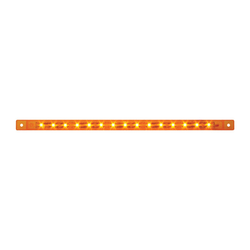 76310 Ultra Thin LED Light Bar 12" L Amber/Amber Chocolate