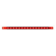 76315 Ultra Thin LED Light Bar 12" L Red/Red light bar Beige