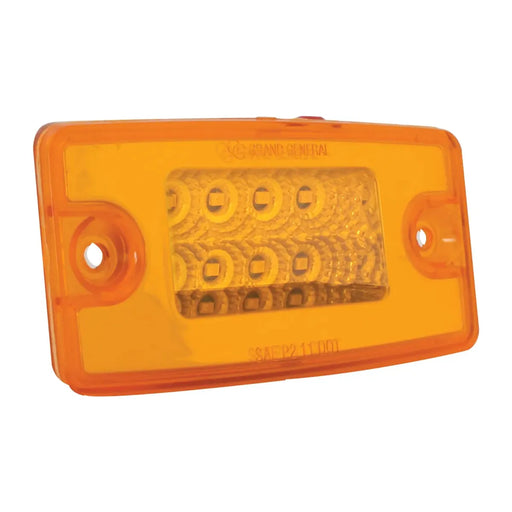 Goldenrod 76320 RECT. SPYDER AMBER/AMBER 8 LED FOR FL VISOR/CAB MARKER LIGHT FREIGHTLINER CAB LIGHT