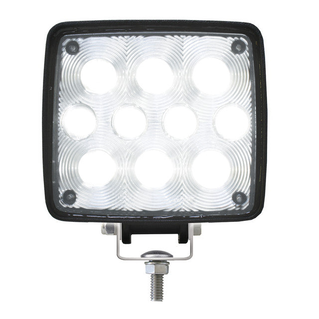 76354 Rectangular High Power LED Work Lights - 1150 Lumens Light Gray