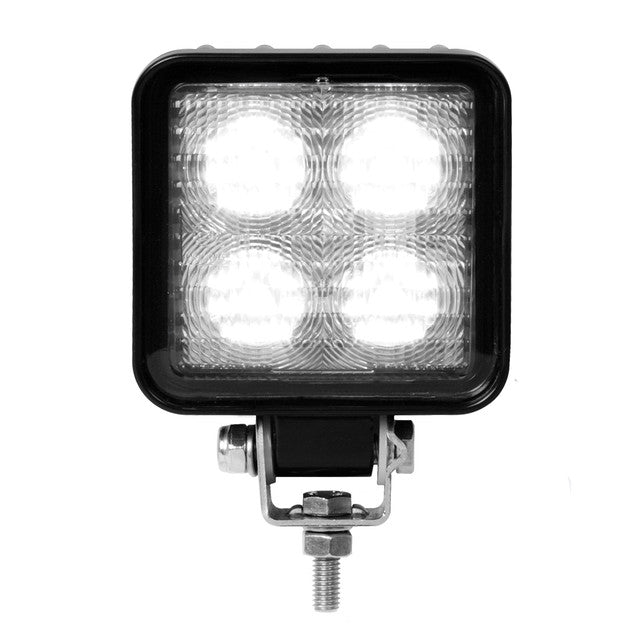 76358 Square High Power LED Flood and Work Light 750 Lumens Light Gray
