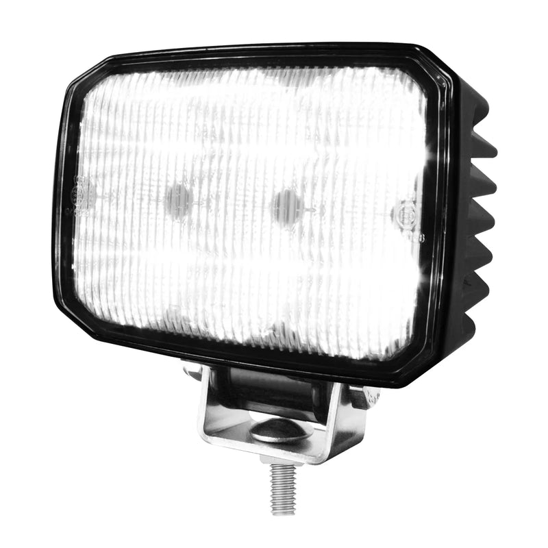 76355 RECTANGULAR 12-LED HEAVY DUTY FLOOD LIGHT, 9~36V FLOOD LIGHT Light Gray