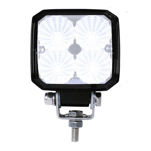 76363 Square High Power LED Flood and Work Light 650 Lumens Black