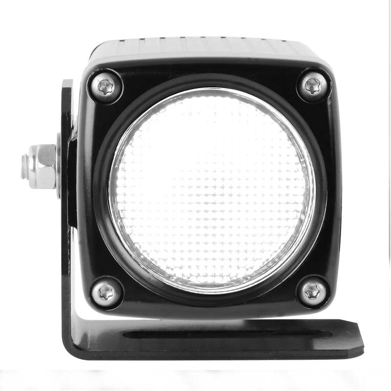 76365 RECT. HEAVY DUTY 1 LED FLOOD WORK LIGHT, 12~54V, 25W FLOOD LIGHT Light Gray