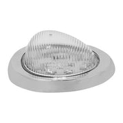 76373 Side Marker/Turn 9 LED Light, White/Clear Gray