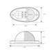 76374 Side Marker/Turn 12 LED Light, Amber Lavender