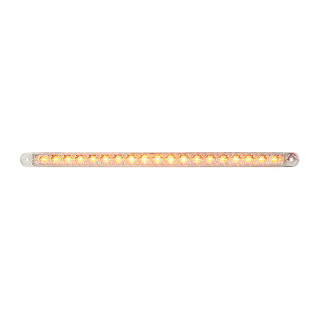 76381 Spyder Series 12" Dual Function LED Light Bar, Amber/Clear Tan