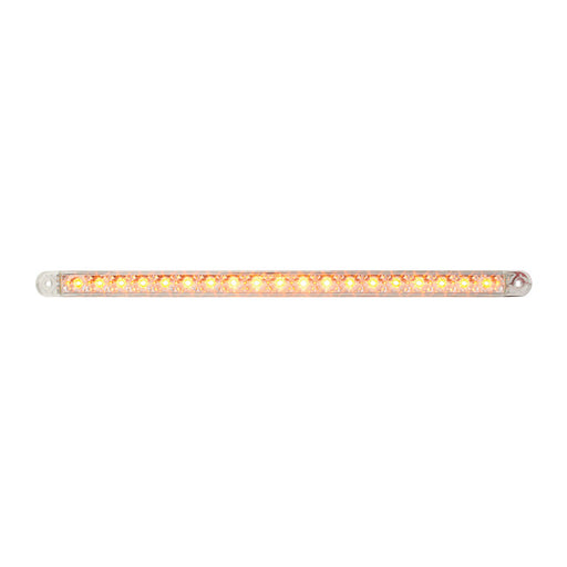 76381 Spyder Series 12" Dual Function LED Light Bar, Amber/Clear Tan