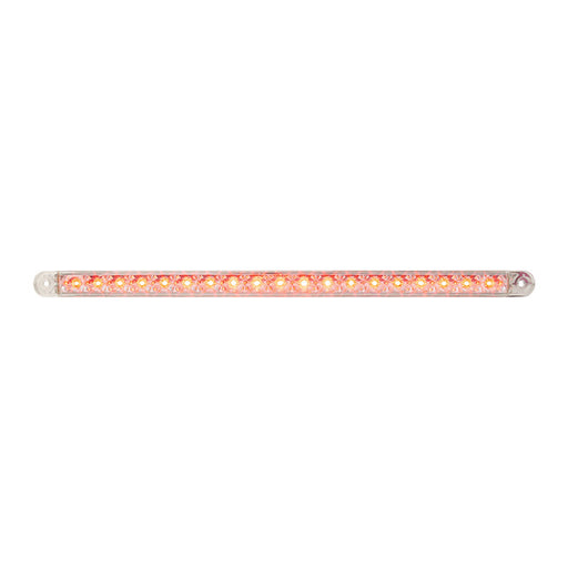 76386 Spyder Series 12" Dual Function LED Light Bar, Red/Clear Tan