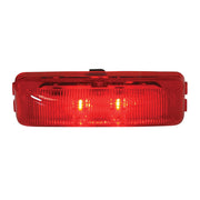 76402 Fleet Series Medium Rectangular LED Light, Red Firebrick