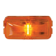 76410 Fleet Series Small Rectangular LED Light, Amber Chocolate