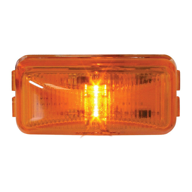 76410 Fleet Series Small Rectangular LED Light, Amber Chocolate