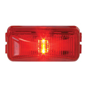 76412 Fleet Series Small Rectangular LED Light, Red Firebrick