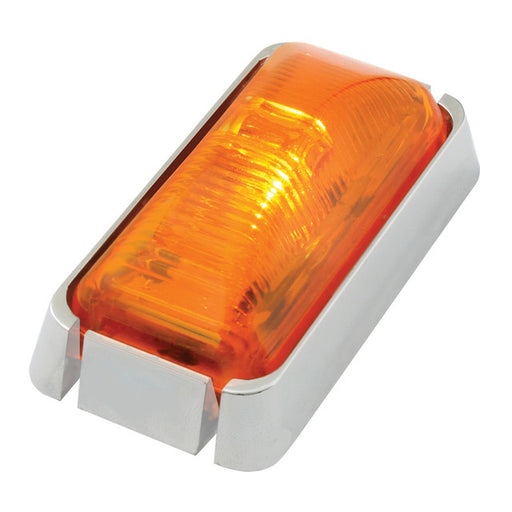 76415 Fleet Series Small Rectangular LED Light, Amber Gray