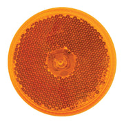 76425 2.5" AMBER 1 LED MARKER LIGHT W/GROMMET & PIGTAIL 2.5" ROUND Chocolate