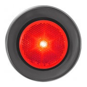 76427 2-1/2" Single LED Light with Reflector, Red Orange Red