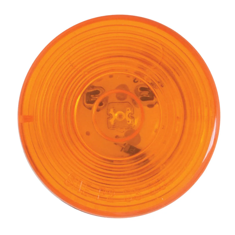 76430 2" AMBER/AMBER 1 LED MARKER SEALED LIGHT 2" ROUND Chocolate