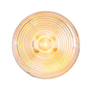 76431 2" AMBER/CLEAR 1 LED MARKER SEALED LIGHT 2" ROUND Wheat