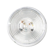 76431 2" AMBER/CLEAR 1 LED MARKER SEALED LIGHT 2" ROUND Light Gray