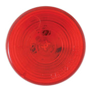 76432 2" RED/RED 1 LED MARKER SEALED LIGHT 2" ROUND Firebrick