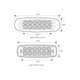 76441 ULTRA THIN SPYDER AM/CLR 12LED DUAL FUNCTION LIGHT W/S.S. RIM Light Gray