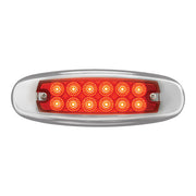 76442 Spyder Series Ultra Thin LED Light,Red Gray