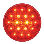 76447 Fleet Series 4" LED Light with 3-Pin Weather Pack Plug, Red Firebrick