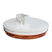 76897 Fleet Series 4" LED Light, Blue/Clear Light Gray