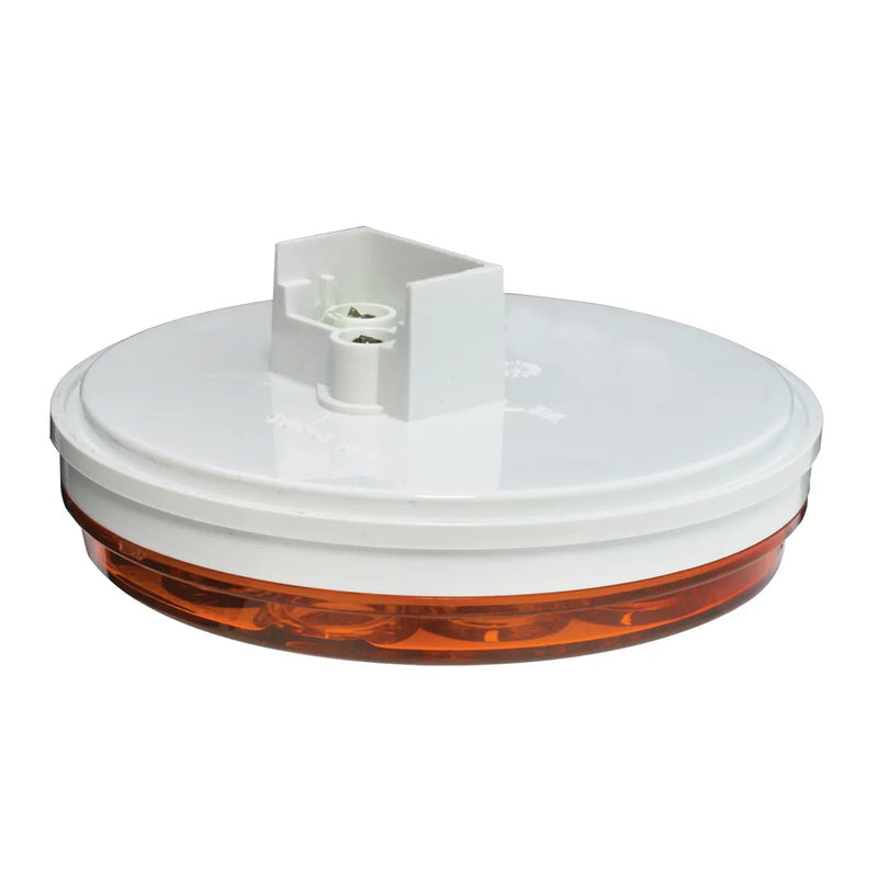 76897 Fleet Series 4" LED Light, Blue/Clear Light Gray