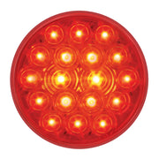 76457 Fleet Series 4" LED Light, Red 4" ROUND Firebrick
