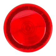 76459 Reflective Series 4" LED Light with Reflective Ring Lens, Red 4" ROUND Red