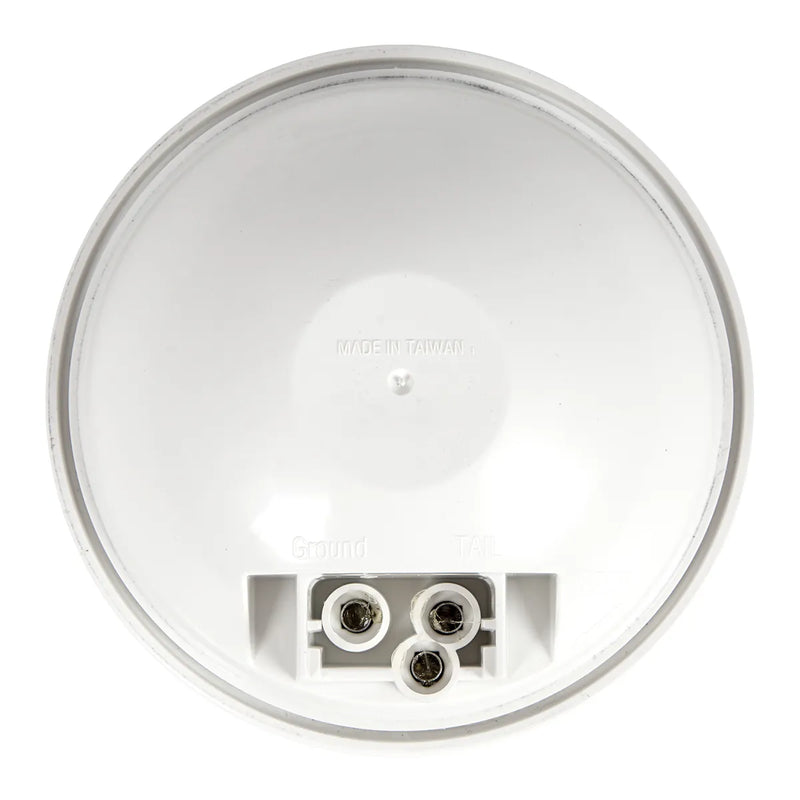 76459 Reflective Series 4" LED Light with Reflective Ring Lens, Red 4" ROUND Light Gray