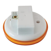 76490 Pearl Series Continuous 4" LED Strobe Light, Amber 4" ROUND Gray