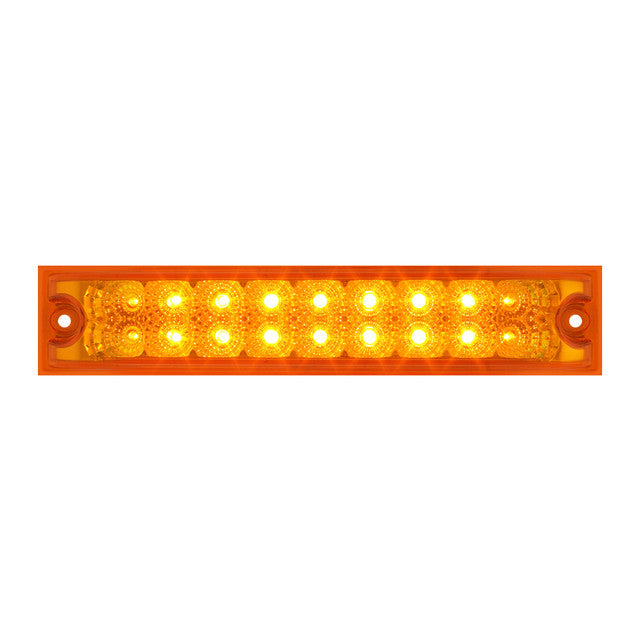 76480 Spyder Series 10" Low Profile LED Double Row Light Bar, Amber Chocolate