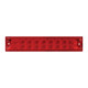 76482 10"L SPYDER RED 18-LED LIGHT BAR, RED LENS DOUBLE ROW Ghost White