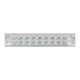 76483 Spyder Series 10" Low Profile LED Double Row Light Bar, Red/Clear Gray
