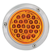 76495 Pearl Series Continuous 4" LED Strobe Light, Amber Gray