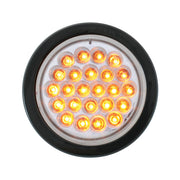 76501 Pearl Series Continuous 4" LED Strobe Light, Amber/Clear Tan