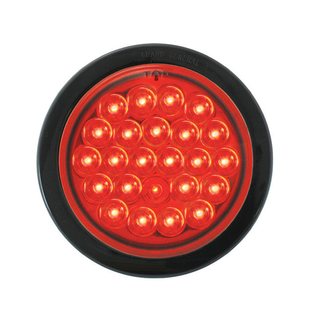 76502 Pearl Series Continuous 4" LED Strobe Light, Red Firebrick