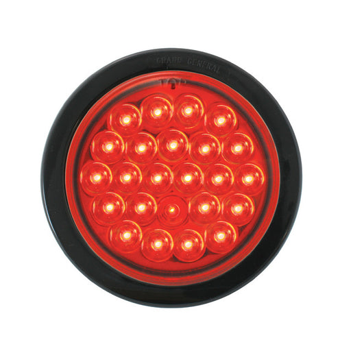 76502 Pearl Series Continuous 4" LED Strobe Light, Red Firebrick