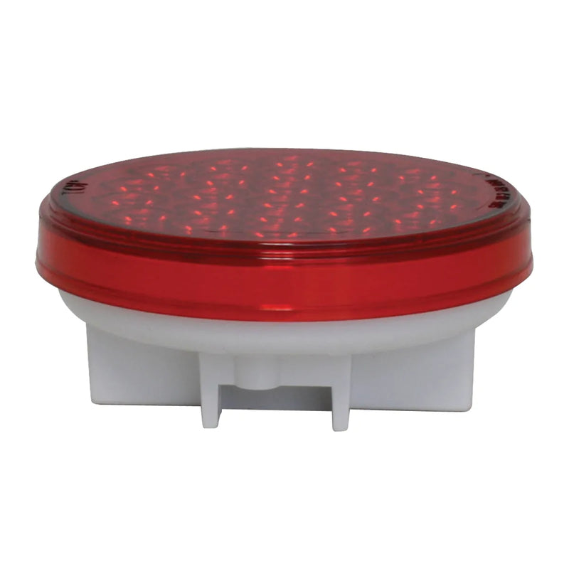 76461 #1 4" PEARL AMBER/CLEAR 24LED STROBE SEALED LIGHT, 9~36V 4" ROUND Sienna