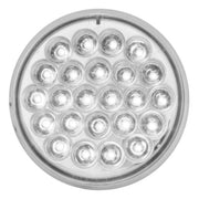76509 Pearl Series Continuous 4" LED Strobe Light, White/Clear Light Gray