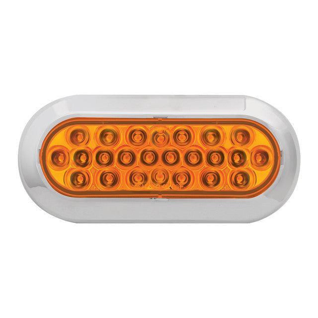 76510 Pearl Series Continuous Oval LED Strobe Light, Amber Chocolate
