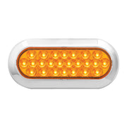 76515 Pearl Series Continuous Oval LED Strobe Light, Amber Goldenrod
