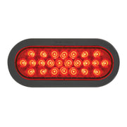 76522 Pearl Series Continuous Oval LED Strobe Light, Red Firebrick