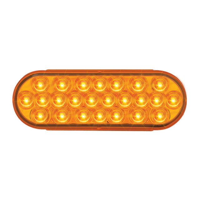 76525 Pearl Series Continuous Oval LED Strobe Light, Amber Chocolate