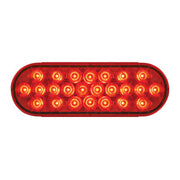 76527 Pearl Series Continuous Oval LED Strobe Light, Red Firebrick