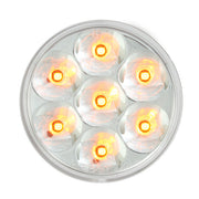 76546 Pearl Series 2" Low Profile Dual function LED Lights, Amber/Clear Light Gray