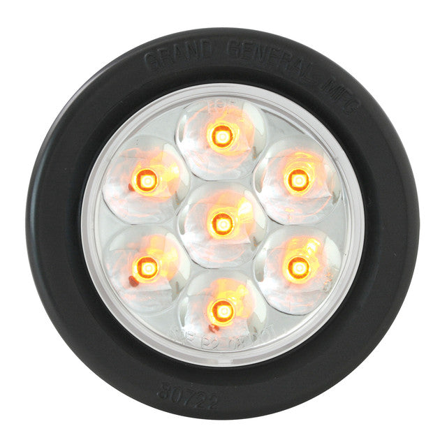 76551 Pearl Series 2" LED Light, Amber/Clear Dark Slate Gray